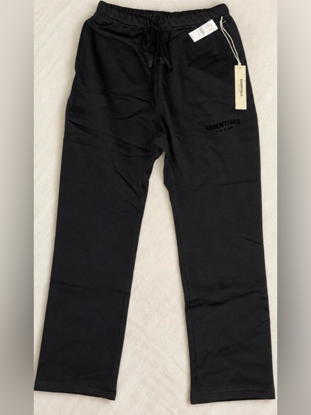 Essentials Black Men's Fleece Joggers